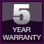 This product comes with at 5 Years Warranty